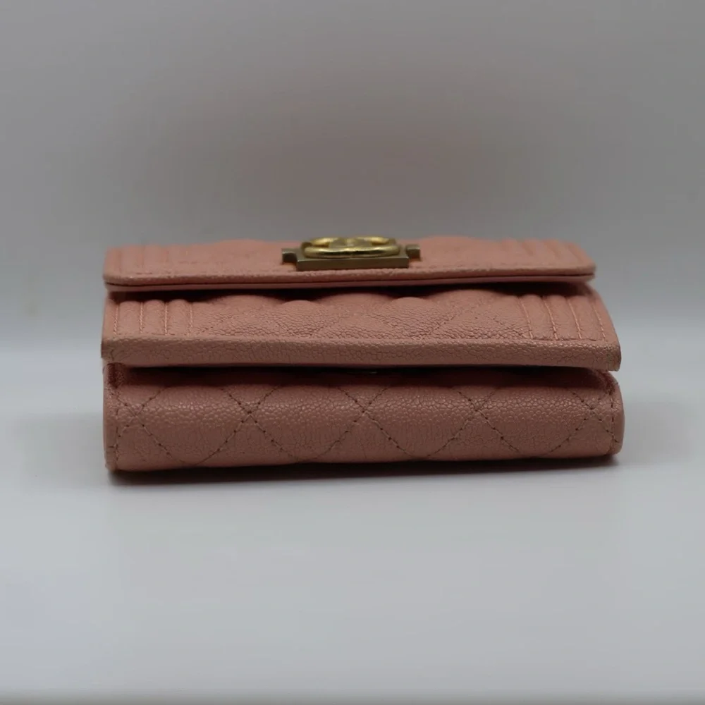 Chanel Boy Trifold Flap Quilted Wallet - Picture 3 of 14